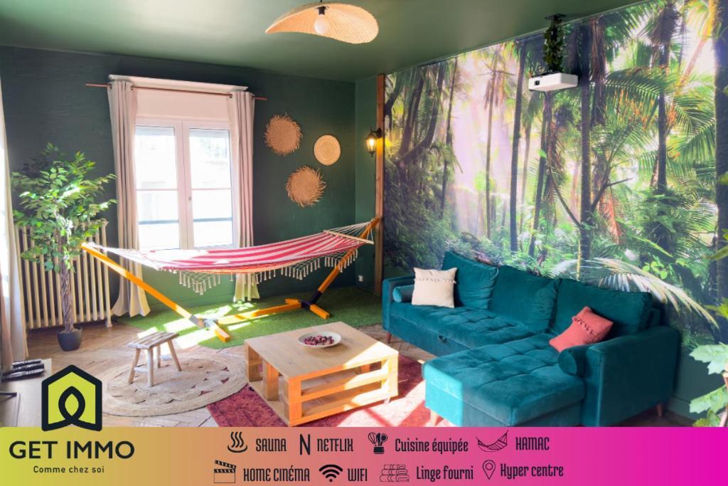 Jungle Urbain- Sauna - Cine - Hamac - Hyper Centre 아미앵 외부 사진